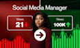 be your social media manager, schedule post using metricool, buffer, hootsuite