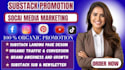 promote your substack page, articles and bring subscribers