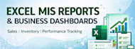 create excel mis reports and inventory tracking dashboard