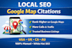 local SEO and build high quality google map citations