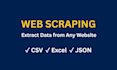 do web scraping, website scraping, and python web scraper