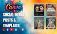 design social media posts and canva templates