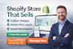 design a high converting shopify store for brand stores