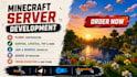 create and customize a minecraft java server with plugins