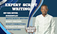 do screenwriting, screenplay, movie script writing, script writer, TV pilot
