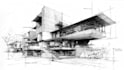 hand draw architecture and urban design sketches