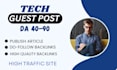 publish tech guest post on high da tech blog with guest post backlink