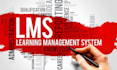 develop custom lms website, online course, edtech website development