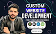 develop a professional full stack web application with my expert team