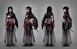 create character turnaround and reference sheet for games