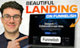 a high converting funnelish landing page and checkout