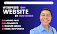 design and create a professional wordpress website