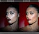 high end professional beauty model retouching