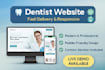 design a modern and responsive dentist website