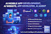 create ai web apps, ai mobile apps, ai chatbots, ai agents