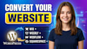 convert clone or transfer wix, weebly, webflow, squarespace to wordpress website