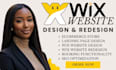 build clean, modern wix ecommerce online store, wix website landing page design