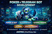 develop poker ai bot  telegram bot igaming website and python automation