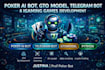 develop poker ai bot, gto model, telegram bot and igaming games with python