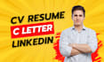 write ats friendly uk usa cv resume maker create cover letter update linkedin