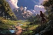 illustrate breathtaking fantasy landscapes