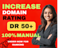 build high authority backlinks to improve your DR