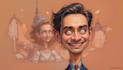 draw a funny caricature with my style