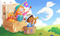 create animated children book trailer and videobook