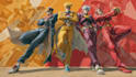 create a  jojo bizarre adventure inspired artwork