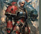 illustrate a warhammer 40k art