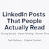write high engagement linkedin posts with powerful hooks