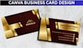 design professional canva business card with editable file