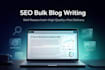 writes SEO bulk blog writing well researched quality content