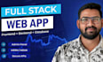 complete fullstack web app development