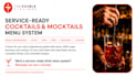create a cocktail menu ready for real bar service