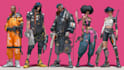 design stunning sci fi, cyberpunk, game characters