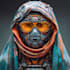 draw fantasy, sci fi, character with hyperrealistic style