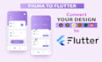 design flutter apps, bespoke flutter UI, convert figma to flutter