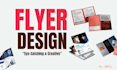craft custom flyer design