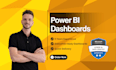 build automated interactive power bi dashboards and reports