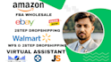 be your amazon fba wholesale, walmart wfs or ebay ds va