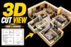 do 3d cut views