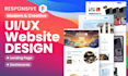 do figma design, website ui ux design, and dashboard design