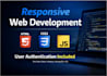 build a modern responsive website with login and dashboard