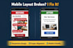 fix mobile responsiveness issues in HTML CSS website