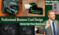 design professional business card