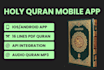 create holy quran mobile app ios android