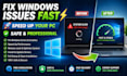 fix windows errors, speed up slow PC and install software