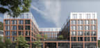 restructure modern office building,workspace layout, commercial business complex
