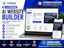 build a fast ai wordpress website using 10web, design and optimize or redesign